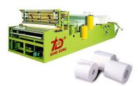 DOT-By-DOT Rewinding And Perforating Toilet Paper Machine
