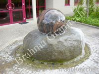 garden ball fountain, rolling ball fountain