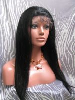 Full Lace Wig Silky Straight Brazilian Virgin Human Hair Lace Wigs