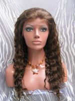 Gluless Full Lace Wig Deep Wave Brazilian Virgin Human Hair Lace Wigs