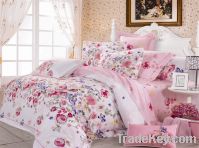 Sell 2012 Pink bed set with flower design