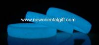 Sell glow in the dark silicon rubber wristbands