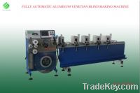 Automatic aluminum venetian blind slat forming  punching cutting machi