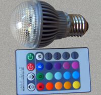 Sell remote control dimmable led  RGB bulb