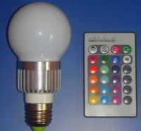 Sell remote control  RGB bulb 3W