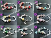 Sell 925 silver Pandora Charms Beads Strings bracelet necklace