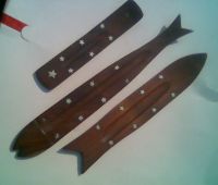 Wooden Handicrafts Wooden Incense aggarbatti Holder Brass Bone Incense