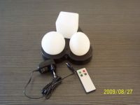 Sell 3 Pack Remote Control Induction Rechargeable Candle Mood Light ,
