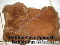 Sell Double-Face Spanish Rabbit Fur Skins