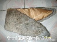 Sell Natural Heather Color Rabbit Fur Collars