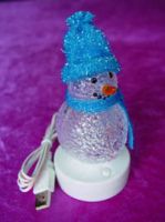 Sell USB led light snowman and decoration(3151)