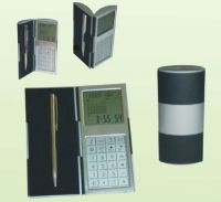 Sell plastic magic box calendar calculator with pen(306)