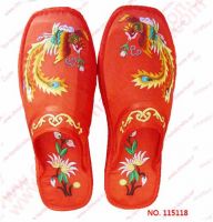 pure hand embroidery slipper