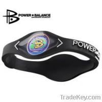 Power Balance Silicone Bracelet in Black/ White