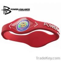 Power Balance Silicone Bracelet in Red/ Black