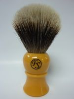 Frank shaving BUTTERSCOTCH handle shaving brush FR17