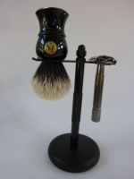 Frank shaving 3 piece Safety Razor Set in ebony