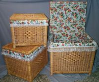 Bamboo basket with various designs