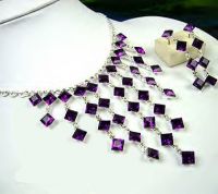 fashion jewelry crystal necklace