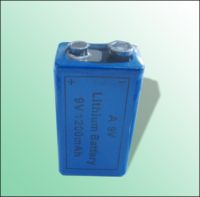 Sell 9V lithium batteries 1200mAh