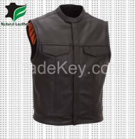 Leather Vest Coat