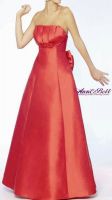 Sell 5333 Twill Satin Evening Dress With Butterfly Tie