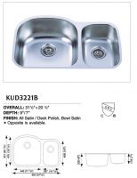 Sell Stainless Steel Undermount Double Sink KUD3221B