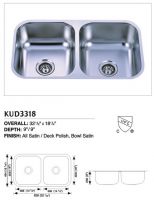 Sell Stainless Steel Undermount Double Sink KUD3318