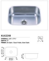 Sell Stainless Steel Undermount Single Sink KUS2318