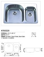 Sell Stainless Steel Topmount Double Sink KTD3221