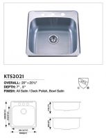 Sell Stainless Steel Topmount Single Sink KTS2021
