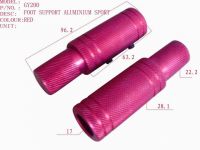FOOT SUPPORT ALUMINIUM SPORT RED, GY200, PWHF028.