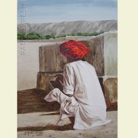 oil painting on canvas