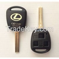 L exus 3 Button remote key shell 3B TOY48 Car key Blank