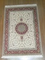 hand knotted pure silk carpets 260 line 4x6 size