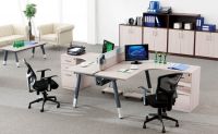 modern two seater office table workstation furniture, #NT-27