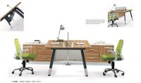 modern 2 seat office desk workstation office furniture factory, #JO-6064