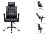 high back office leather chair, #957AX