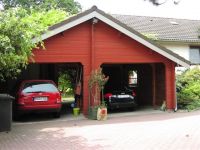 log cabin garage