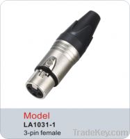 Sell Sel3pin female XLR connector 3pin Cannon plug