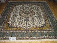 Sell hand knotted persain pure silk carpet