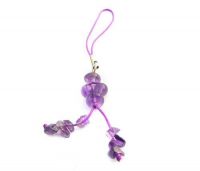 Sell amethyst mobile phone chain(MH-P038)