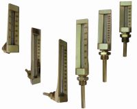 Glass industrial thermometer