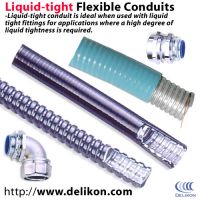 Liquid-tight flexible metallic conduit,fittings