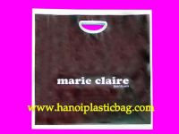 die cut handle bag with snap