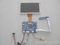 Sell 7 Inch LCD and VGA+AV Board (at070tn92)