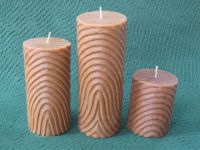 Stripe Pillar Candle in cheapest Price