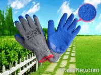 Sell 10 gauge T/C latex coated wrinkle glove