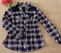 Sell ladies' fashion long-sleeve shirt in-stock
