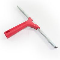 Sell Chrome Platet Steel Window Squeegee with Plastic Handle & Rubber